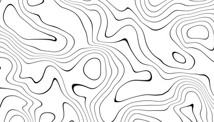 Topographic map patterns, topography line map. Vintage outdoors style. Abstract lines map Template on transparent background. Stock Overlay Isolate Lines © kastanka