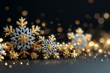 golden christmas background