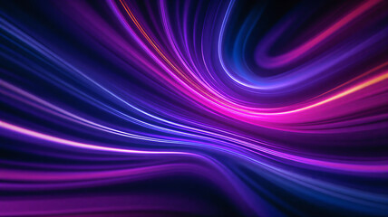 Flowing Waves of Vibrant Colors Form a Mesmerizing Abstract Design