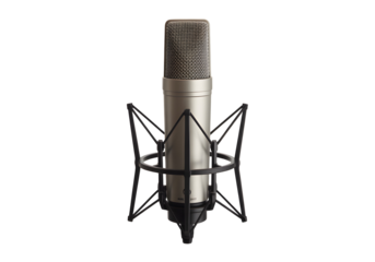 Professional studio microphone for crisp audio recording, podcasting, voice overs and music production