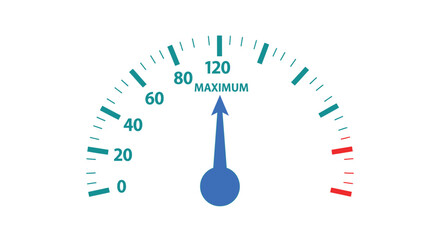 Speedometer gauge displaying approximately eighty miles per hour a dark silhouette