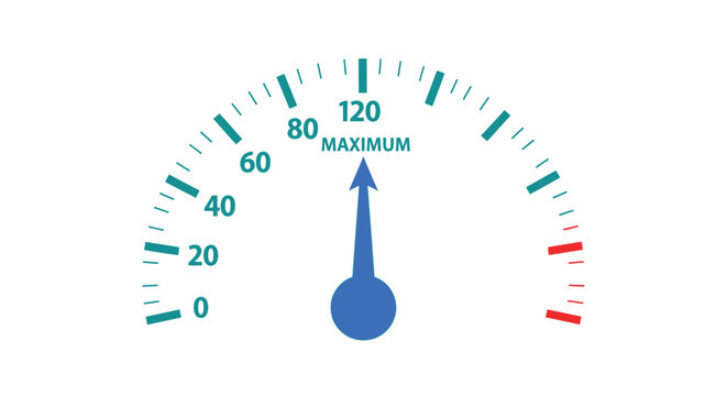 Speedometer gauge displaying approximately eighty miles per hour a dark silhouette