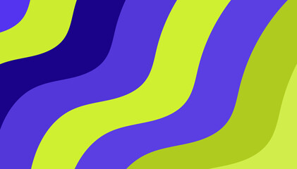 Neon Wave Abstract: Vivid Blue and Green Wavy Pattern for Eye-Catching Digital Backgrounds and Designs