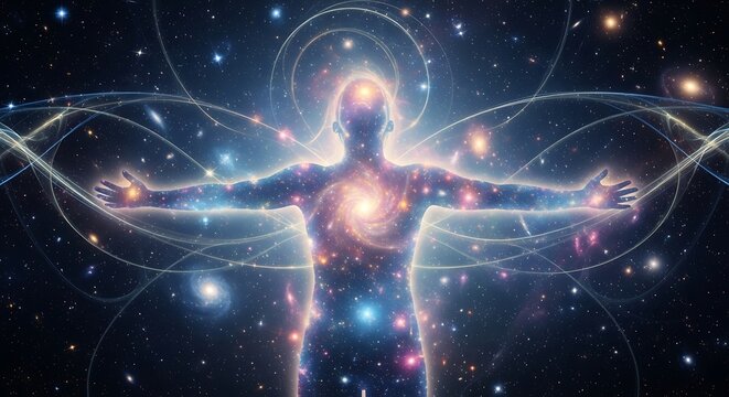 Human connection to universe