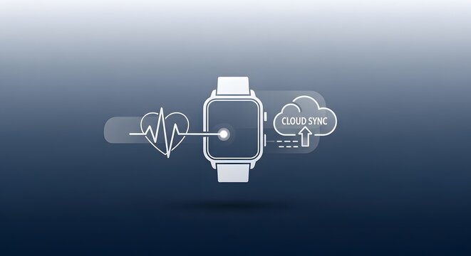 Smartwatch health monitoring and cloud data synchronization - Powered by Adobe