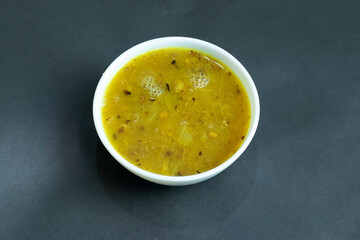 Steaming Plain Dal soup, a perfect choice for a comforting and nutritious meal.