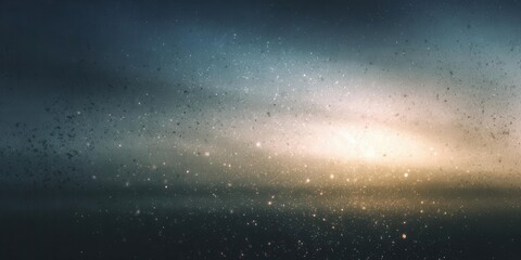 Obraz premium Abstract Nebula Background with Sparkling Dust and Light