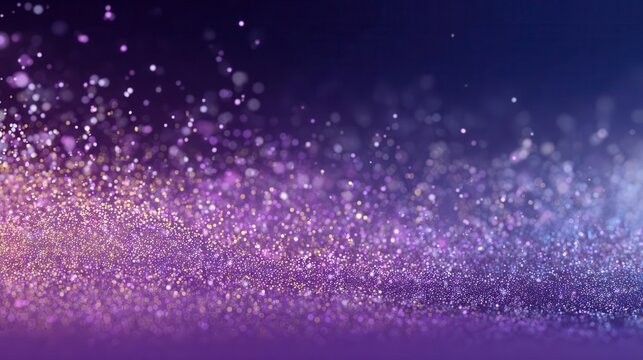 Abstract Purple Glittering Bokeh Background for Commercial Use