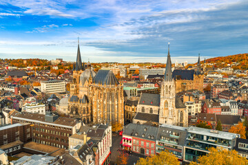 Fototapeta premium Aachen during Autumn