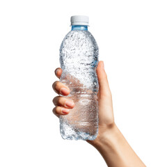 Hand grasping cold water bottle png hydration png drink png condensation png fitness png grip png refreshment png sports png bottle png ice png transparent background image