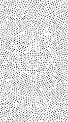 Black and Gray Polka Dot Pattern on White Background