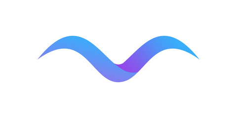 Infinity Chain Tech Logo. Wave Tech Logo