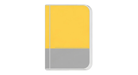 Yellow blank business card vector icon and sign template design