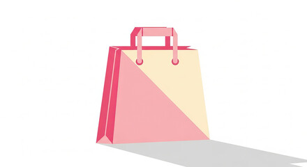 Colorful paper shopping bags, including a red one, for gift purchases and retail merchandise