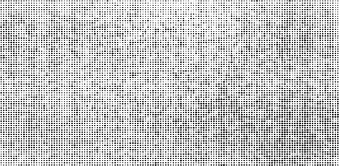 Vector fabric texture. Distressed texture of weaving fabric. Grunge background. Abstract halftone vector illustration. Overlay to create interesting effect and depth. Black isolated on white. EPS10.