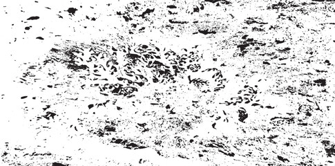 Rough black and white texture vector. Distressed overlay texture. Grunge background. Abstract textured effect. Vector Illustration. Black isolated on white background. EPS10
