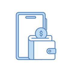 Digital Wallet vector icon