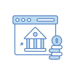 Online Banking vector icon