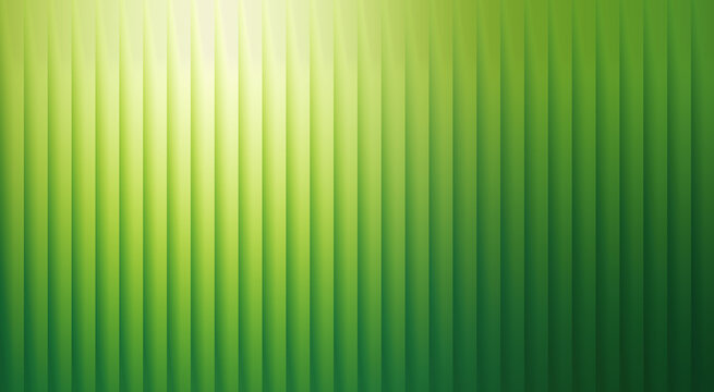 Abstract green gradient background with vertical lines. This design creates a sense of depth and visual interest. - Powered by Adobe
