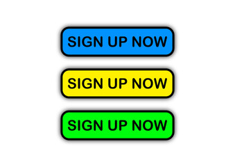 Sign Up Button Stock Illustrations
