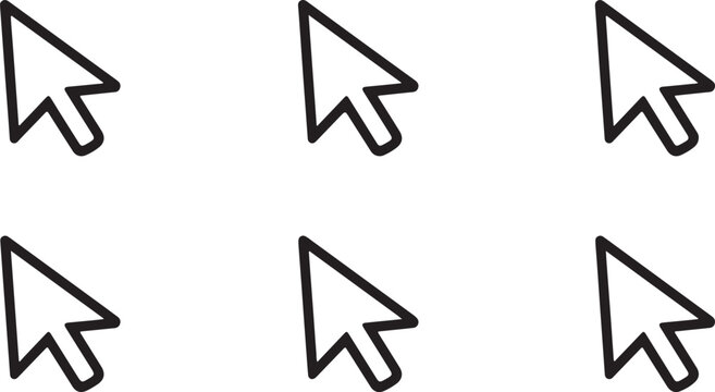 A visually striking graphic set featuring a diverse collection of six distinct creatively rendered elements perfect for modern design projects and artistic compositions