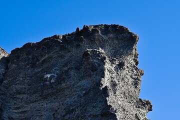 Black Beach in Santorini Greece
