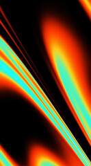 Vibrant Abstract Flowing Light Streaks. Rainbow abstract  grainy background