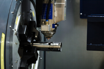 Modern metalworking plant CNC milling machine