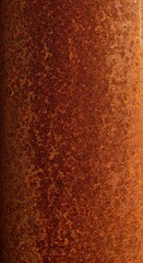 Surface of old, oxidized metal covered in reddish-brown rust, indicating chemical reaction and material decay over time ,macro ,oxidation ,abstract