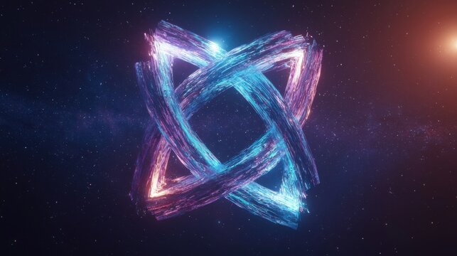 Futuristic bio science visualization laboratory environment digital artwork vibrant glowing organic shapes intricate details