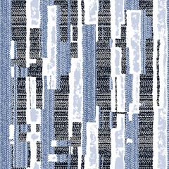 Grunge Grain Block Patchwork Pattern