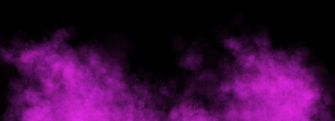 Pink smoky transparent background with dense fog clouds and realistic vapor texture for soft dreamy compositions