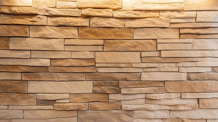 Fototapeta premium Beige Stone Wall Texture, architecture, design