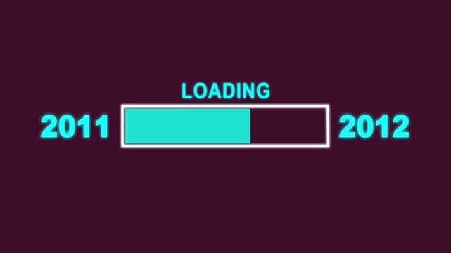 New Year T11 to T12 Loading Concept. Year Change Concept, New Year, Annual Plan, Growth Strategy, Business Planning.