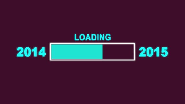 New Year T14 to T15 Loading Concept. Year Change Concept, New Year, Annual Plan, Growth Strategy, Business Planning.