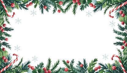 evergreen holiday red berries space branches background copy pine christmas wood tree decoration branch fir green frame new wooden border year winter white celebration card old spruce holly isolated