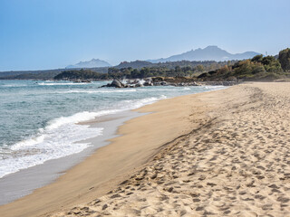 Lido di Orrì Beach in Sardinia island