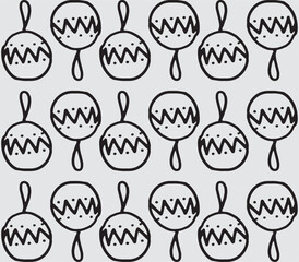 Christmas decor pattern design