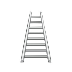 Simple Straight Ladder Illustration Symbolizing Progress Success and Climbing to the Top