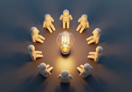 Success business team working idea or teamwork thinking together. Creative people or businessperson collaboration or coordination as colleague or co-worker in organization. Human relationship concept