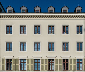 Fototapeta premium facade of old castle in WIESBADEN, nowadays the hessian parliament is housing there