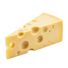 piece of cheese isolated on transparent background, png 