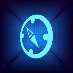 Vector illustration on a blue background