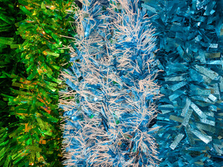 Christmas tree tinsel