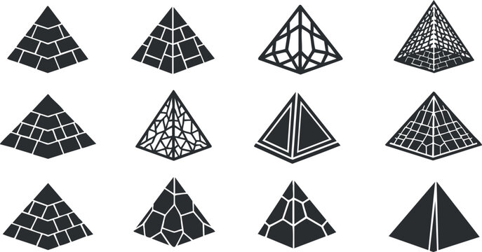 Pyramid Overhead Vector Vector Pyramid Images – Browse 302,877 Stock Photos, Vectors, and Video ...