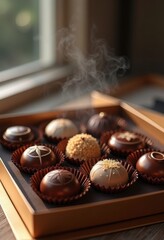 Luxurious Belgian Chocolate Collection Gift Box Elegance Classic Indulgence Artistry Packaging