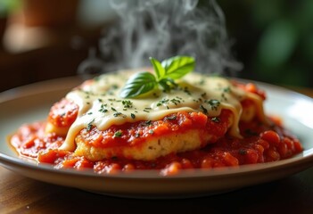 Melted Cheese Chicken Parmesan Extravaganza Artistry