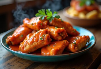 Spicy Buffalo Chicken Wings Audacious Heat Chef's Favorite Sauce Bold Winged Idea