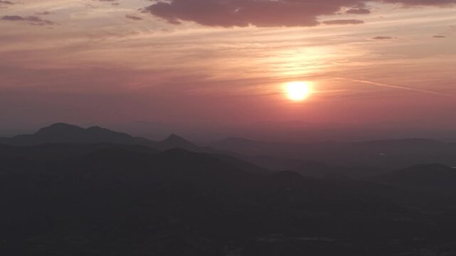 Belo por do sol 