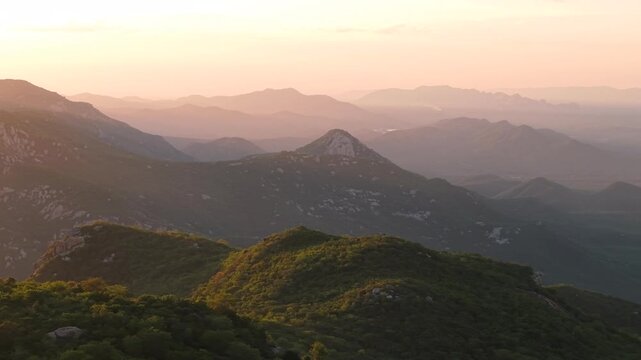 Por do Sol na Serra de Texeira, Para&iacute;ba